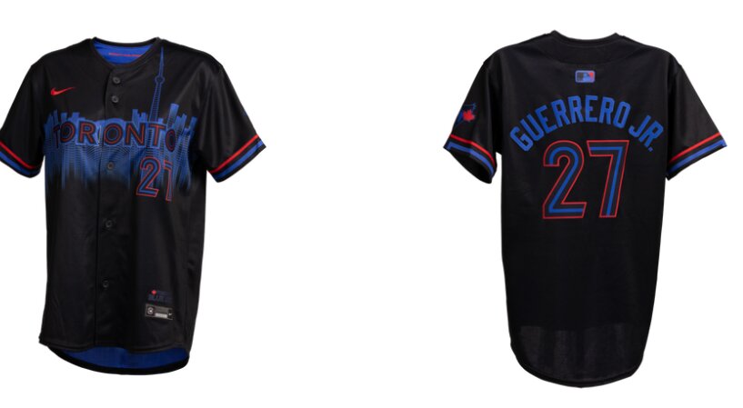 Men Toronto Blue Jays #27 Guerrero jr Blue 2024 Nike MLB Jerseys->detroit lions->NFL Jersey